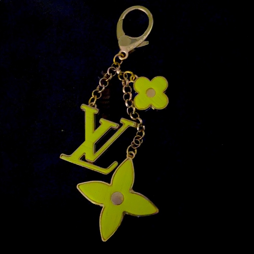 LV neon bag charm-reposhing